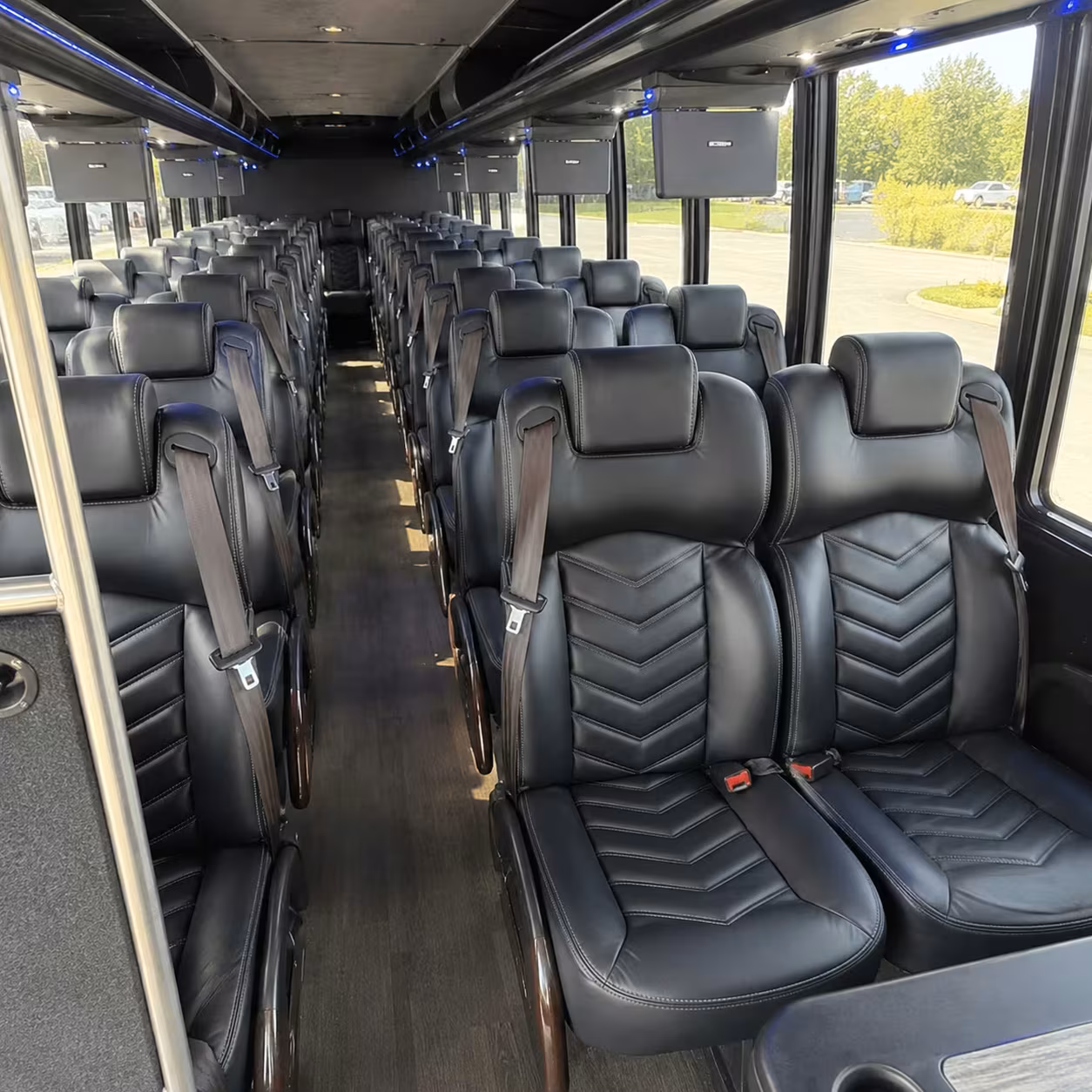 28 passenger minibus interior
