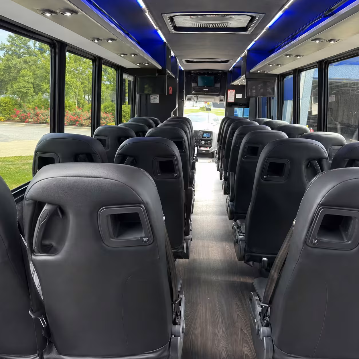 30 passenger minibus inside