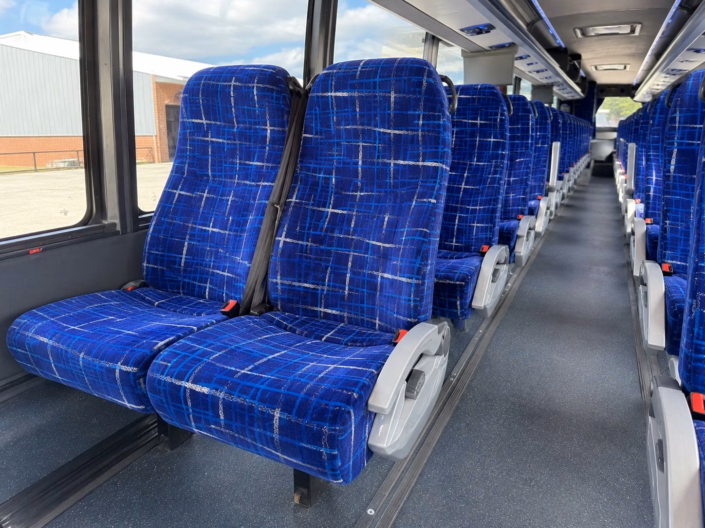 virginia beach charter bus rental interior