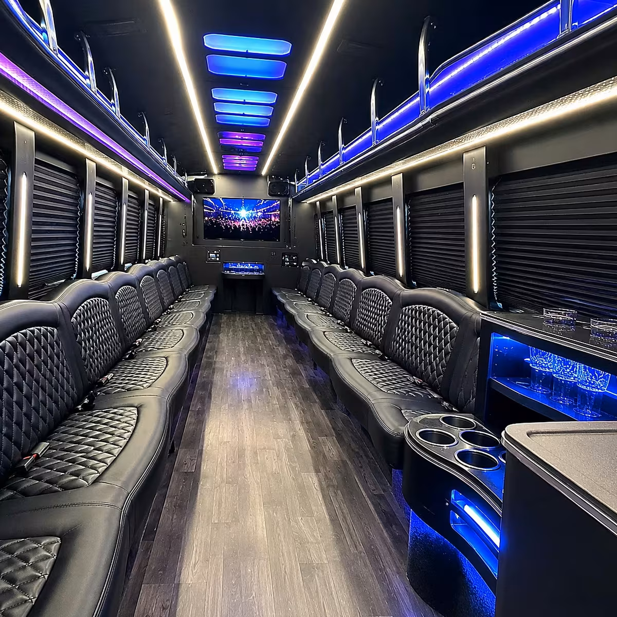 virginia beach party bus rentals for prom night on the oceanfront